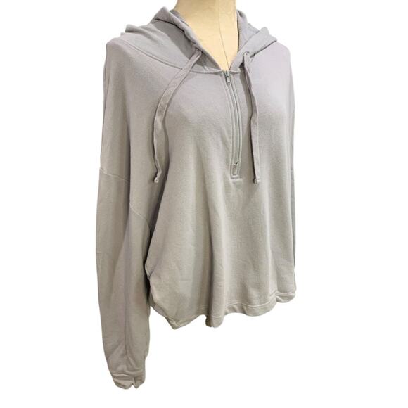 XXL Fabletics Womens 1/4 Zip Hoodie Sweatshirt Lavender Soft - Picture 1 of 8